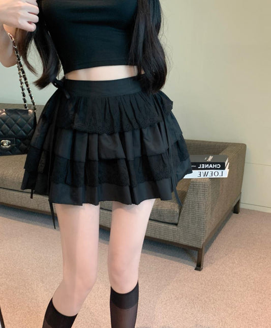 フリルショートティアードスカート