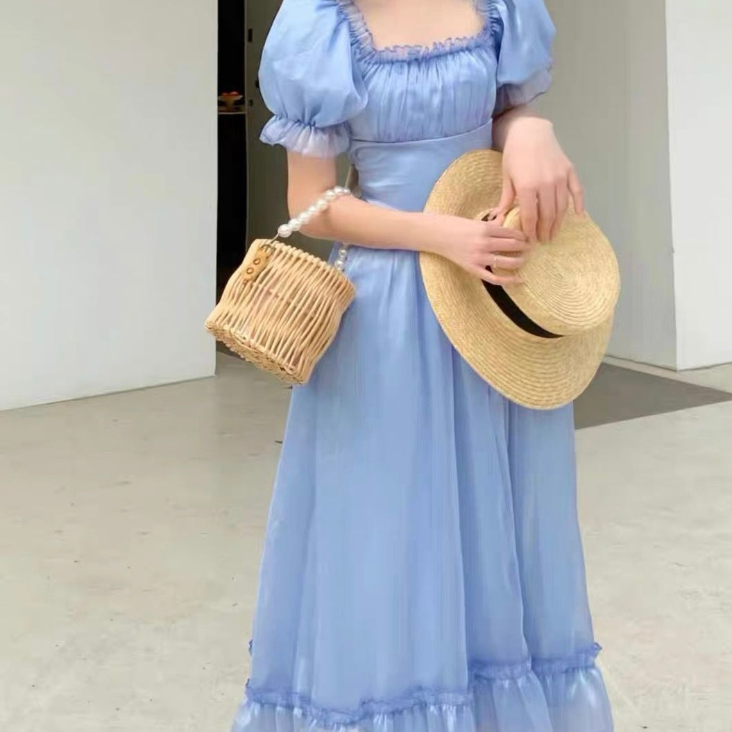 Blue Princessバックリボン2wayワンピース