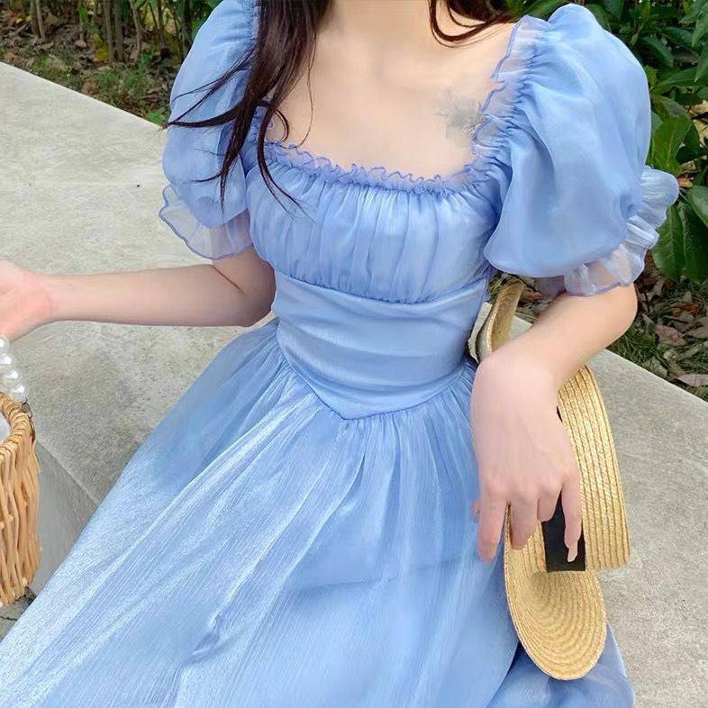 Blue Princessバックリボン2wayワンピース