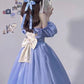 Blue Princessバックリボン2wayワンピース