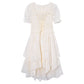 cream white Princess ワンピース