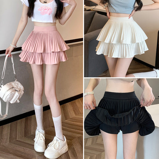 インパン付きガーリーフリルスカート