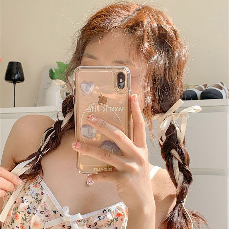 ロングリボンヘアクリップ