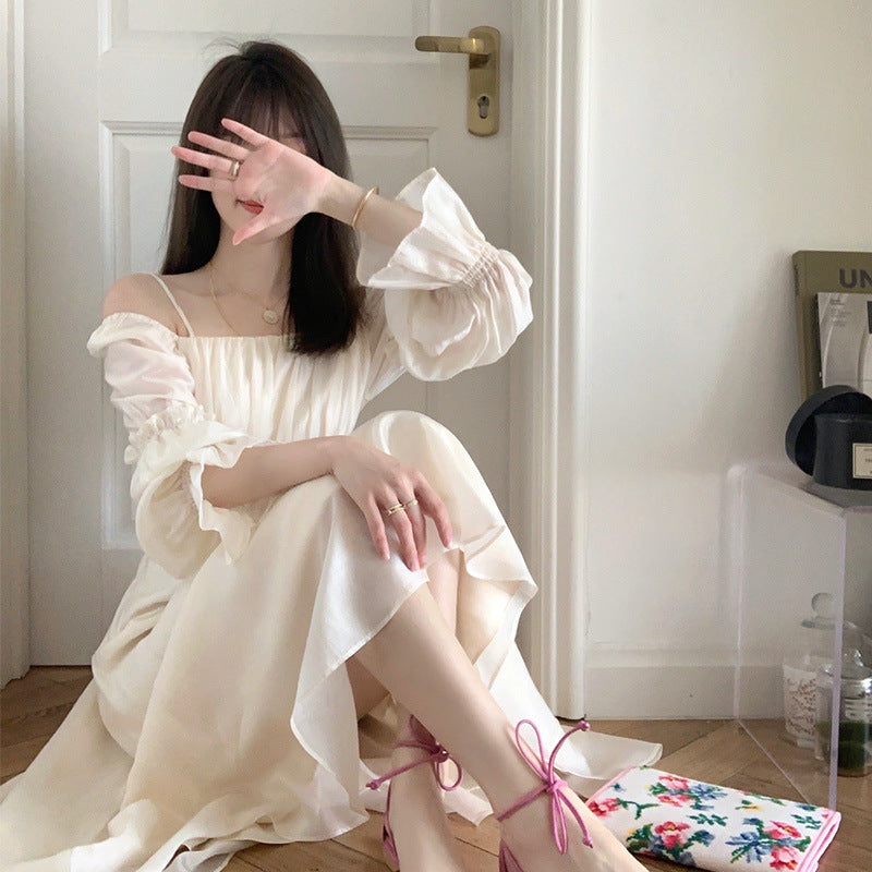 ふんわりガーリーなワンピース